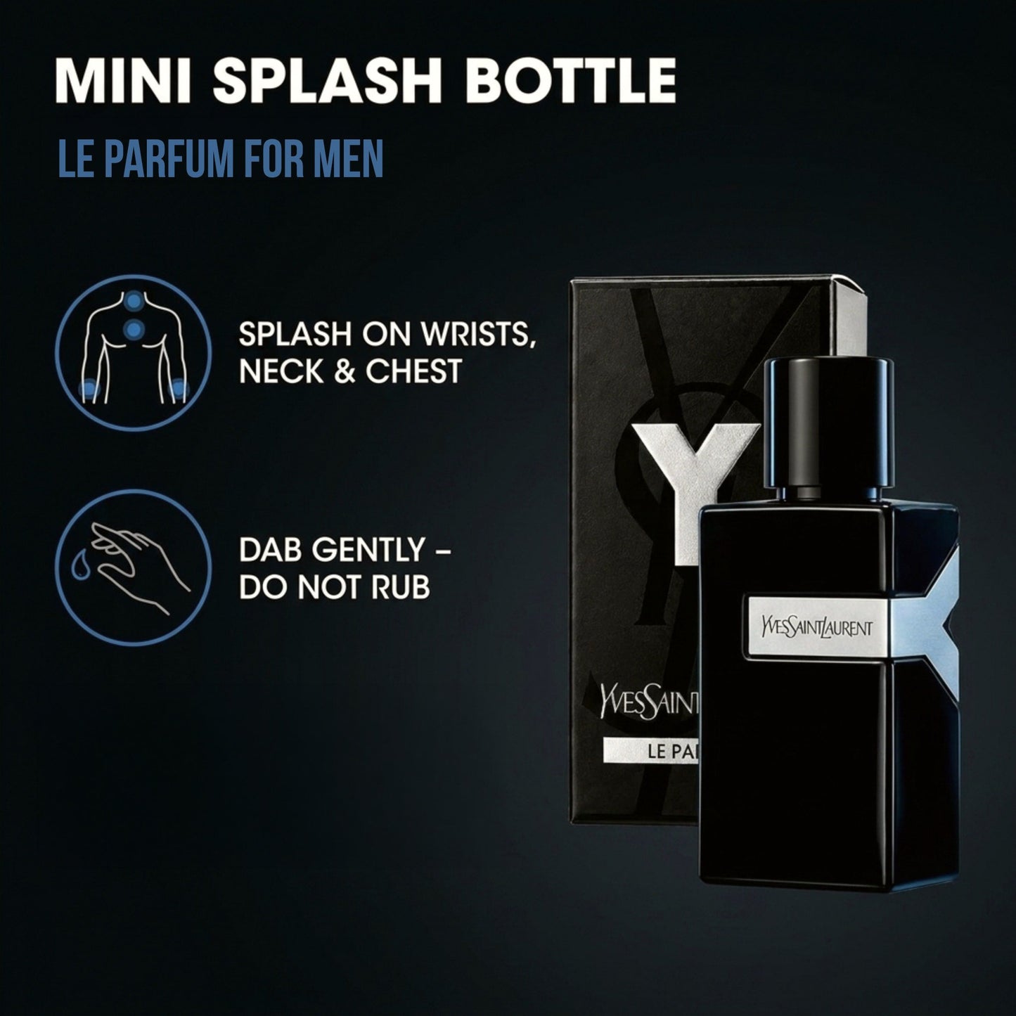 Yves Saint Laurent YSL Y LE PARFUM Mini Splash 7.5 ml / 0.25 Fl oz