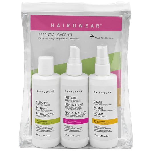 HairUWear Essential Care Travel Kit – Wig Care Set for Synthetic Hair