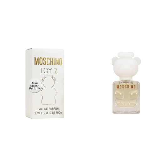 Moschino Toy 2 Mini EDP for Women 0.17 oz – Travel Size Designer Perfume, Floral Woody Musk Fragrance