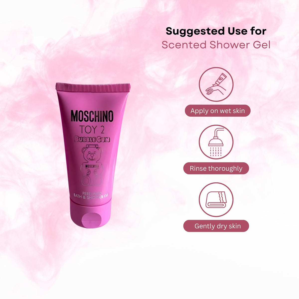 Moschino Toy 2 Bubble Gum 3-Piece Mini Gift Set for Women – Travel Size