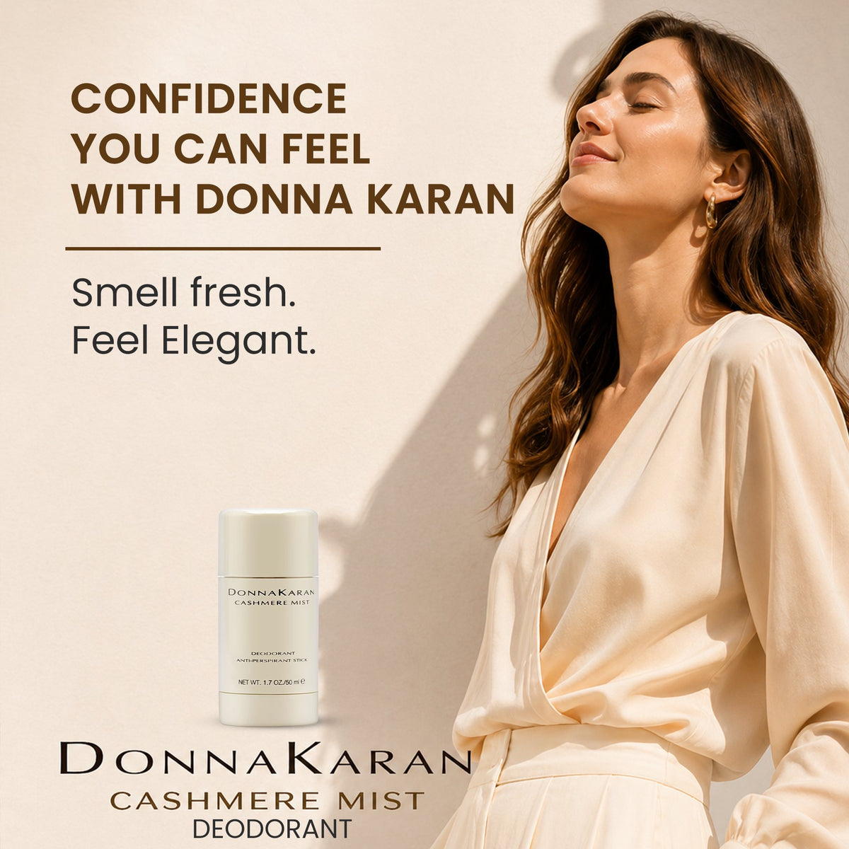 Donna Karan Cashmere Mist Deodorant Stick for Women 1.7 oz