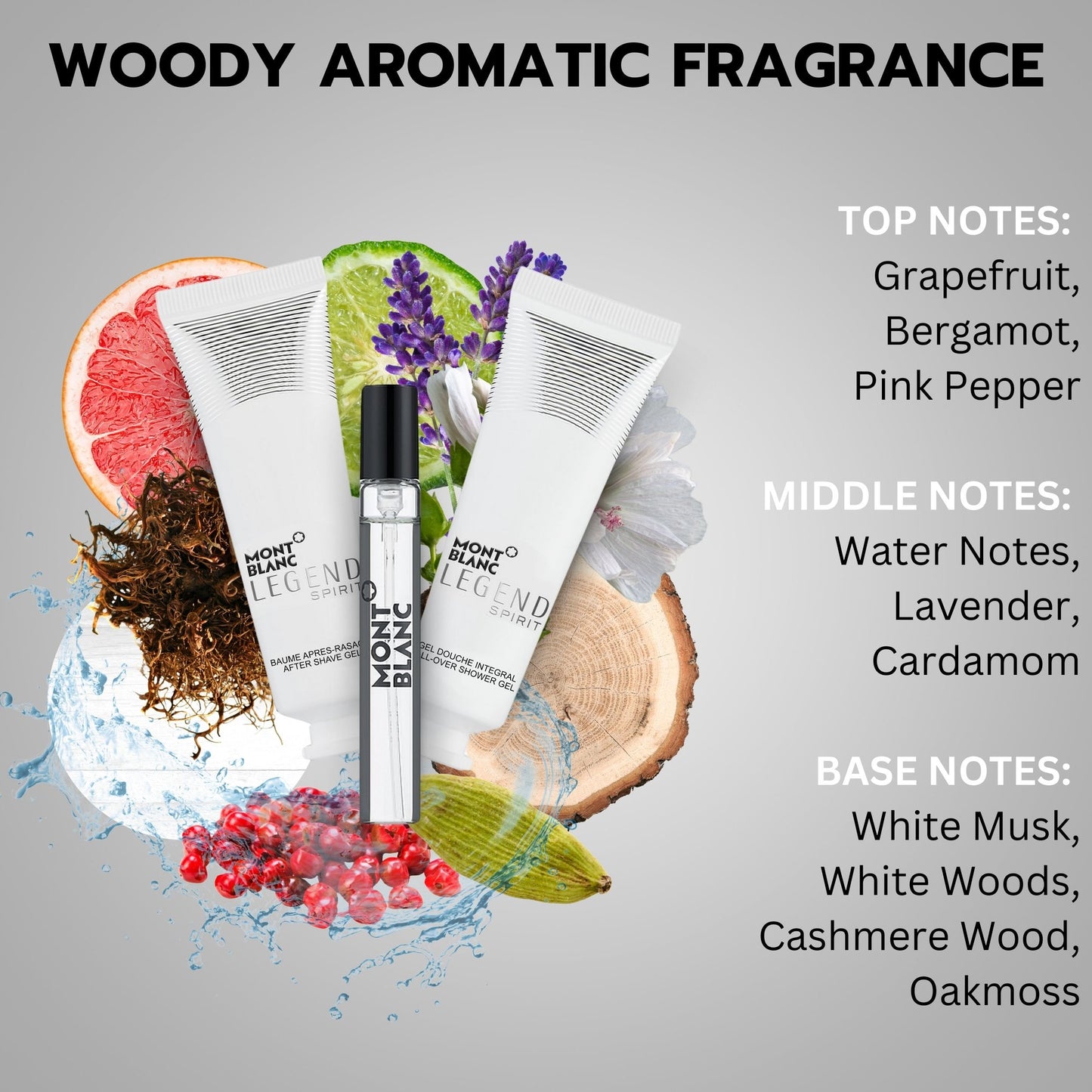 Mont Blanc Legend Spirit Eau De Toilette Gift Set
