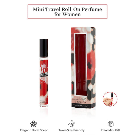 Victoria's Secret Hardcore Rose Eau de Parfum Rollerball – Travel Size (0.23 fl oz)