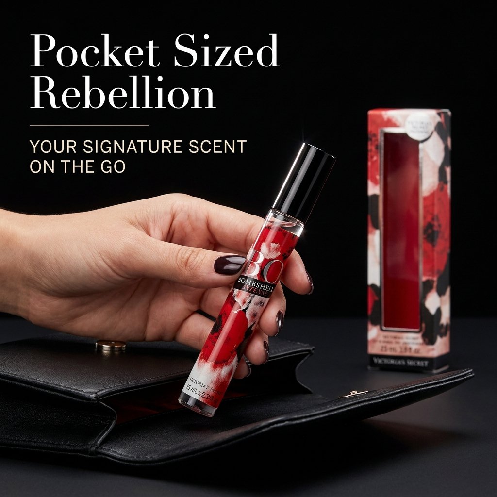 Victoria's Secret Hardcore Rose Eau de Parfum Rollerball – Travel Size (0.23 fl oz)