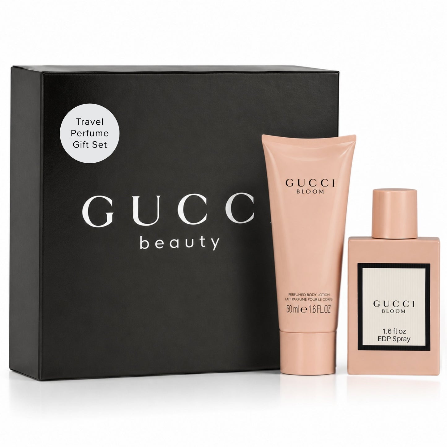 Gucci Bloom by Gucci for Women - 2 Pc Gift Set 1.6oz EDP Spray, 1.6oz Perfumed Body Lotion
