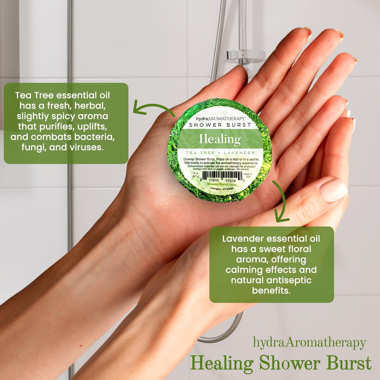 HydraAromatherapy Shower Burst Healing