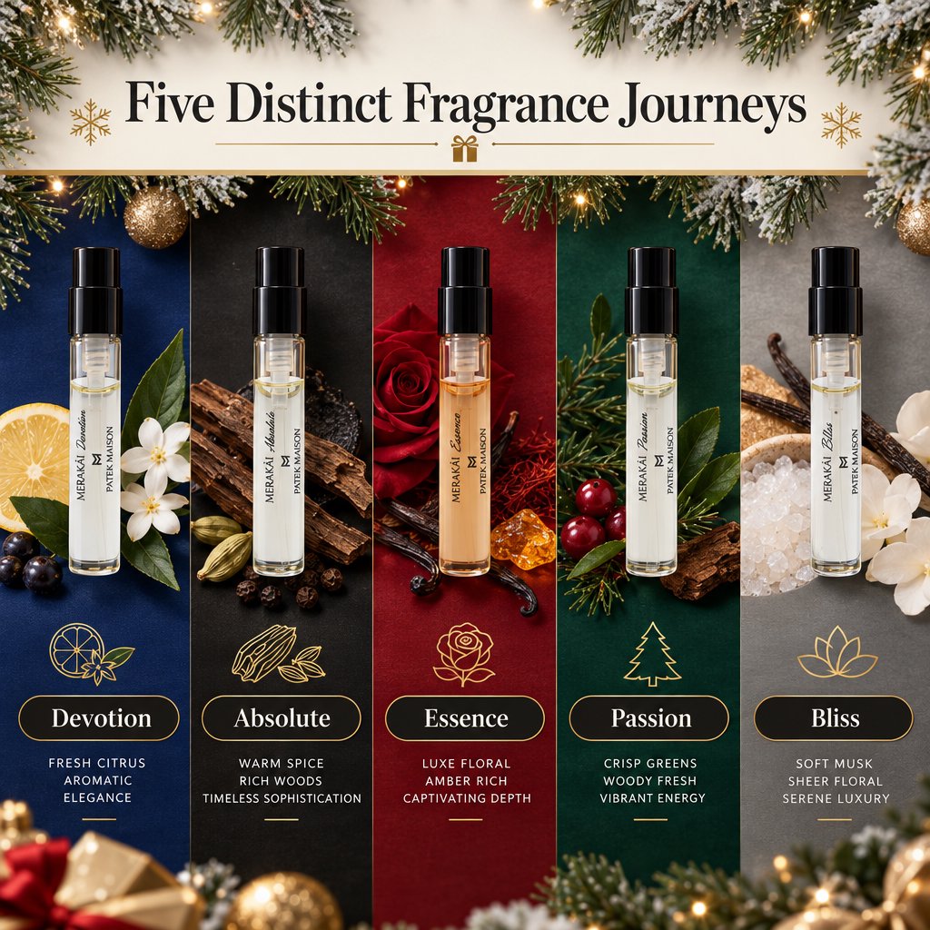 Patek Maison Perfume for Women & Men Merakai Mini Gift Set EDP Travel Sprays