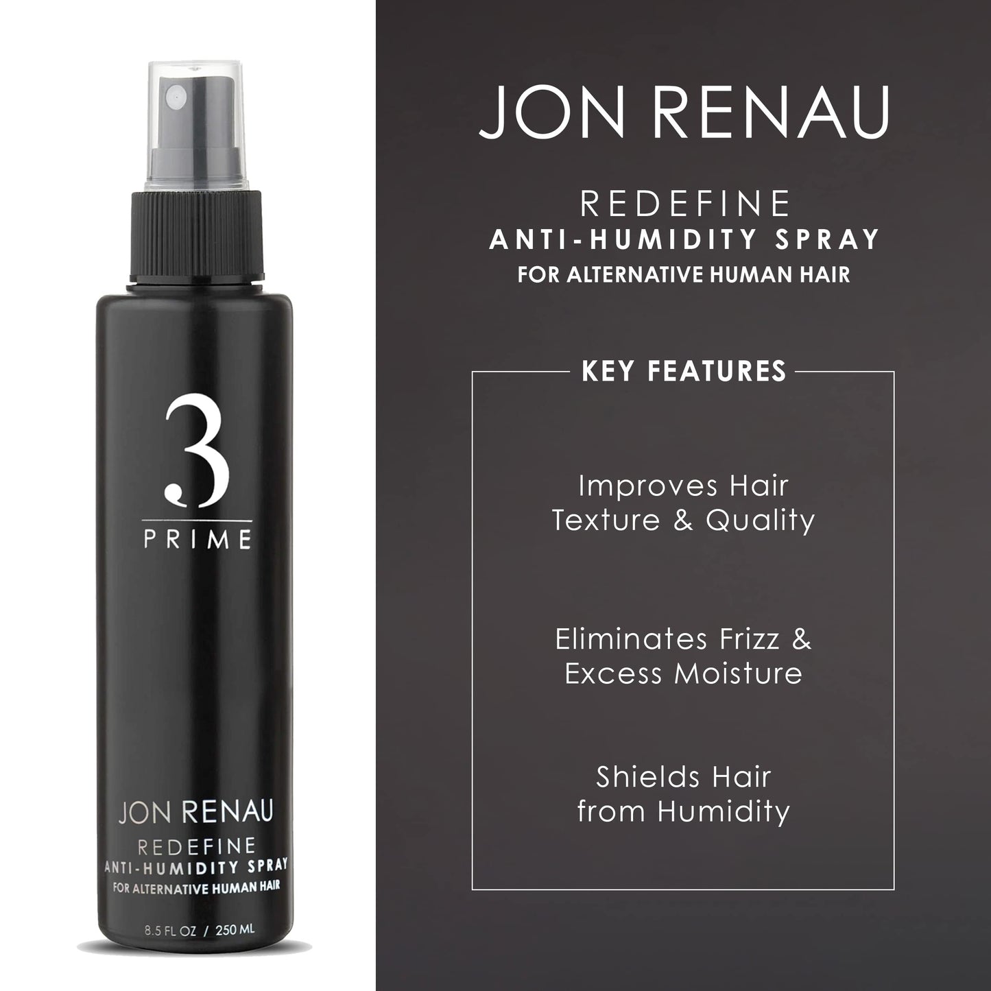 Jon Renau Anti Humidity Hair Shield Spray - 8 oz.