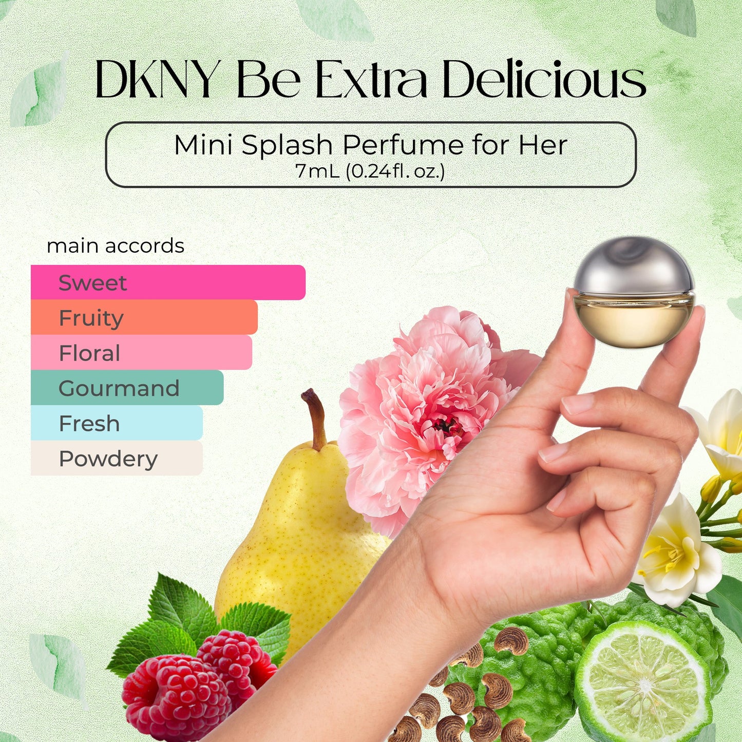DKNY Be Delicious Mini Perfume Gift Set for Women Travel Size