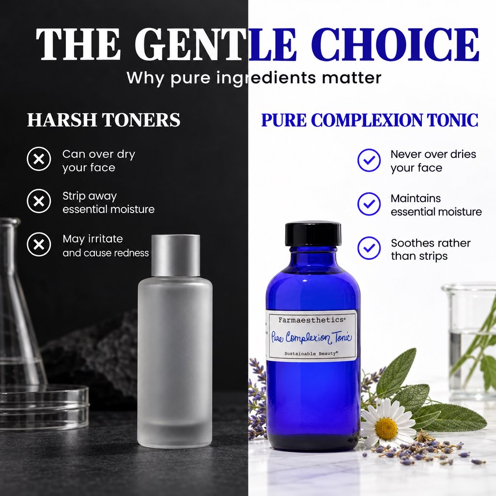 Farmaesthetics Pure Complexion Facial Toner for Oily & Acne-Prone Skin, 4 oz / 118 ml
