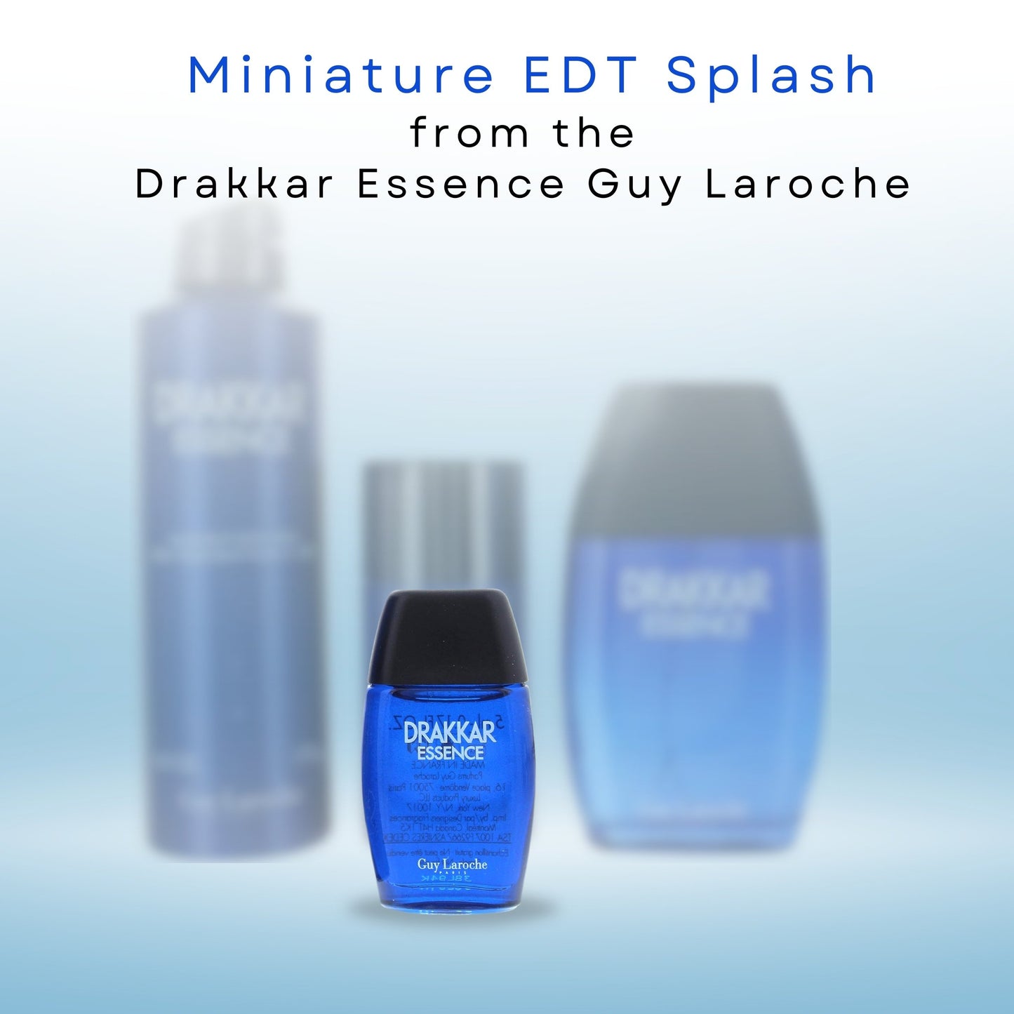 Guy Laroche Drakkar Essence Mini EDT Splash for Men – 0.17 oz Travel Size