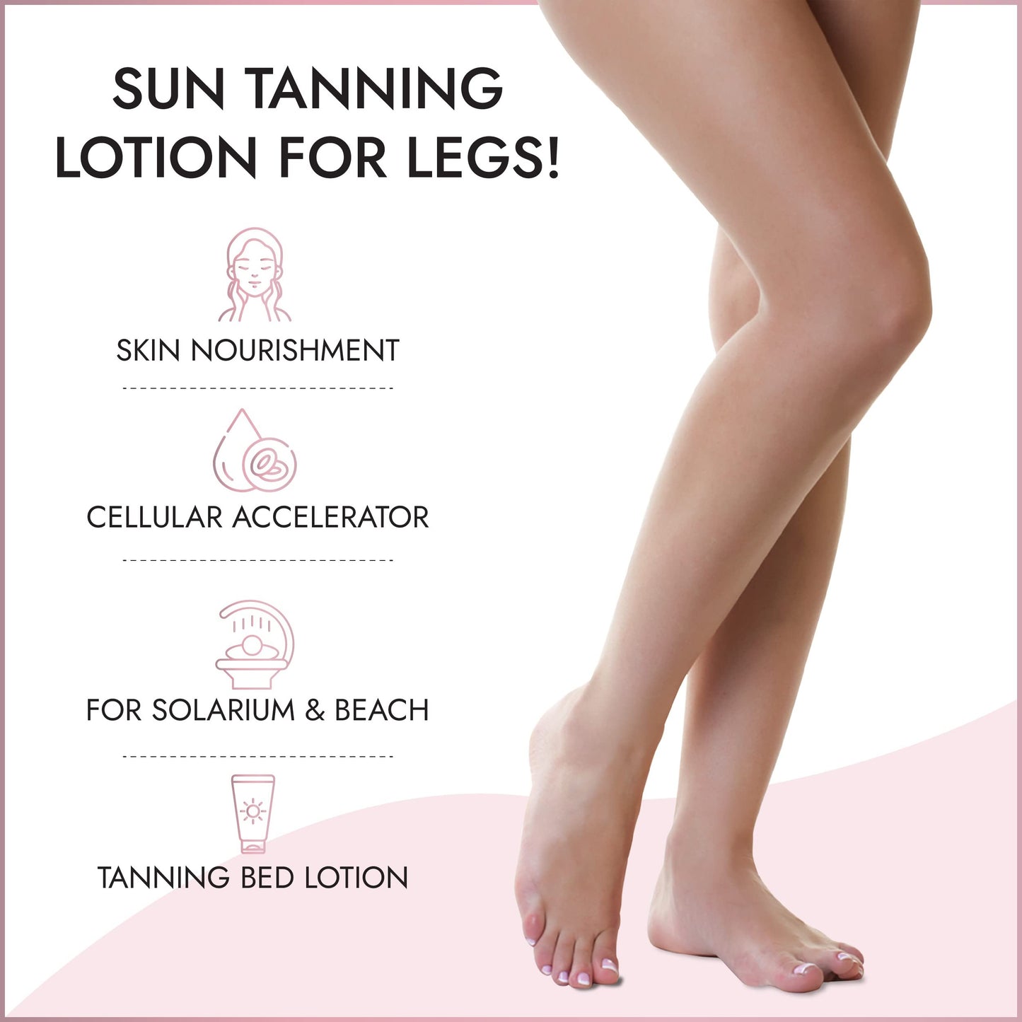 Tanning Bed Lotion for Legs Advanced Dark Bronzer