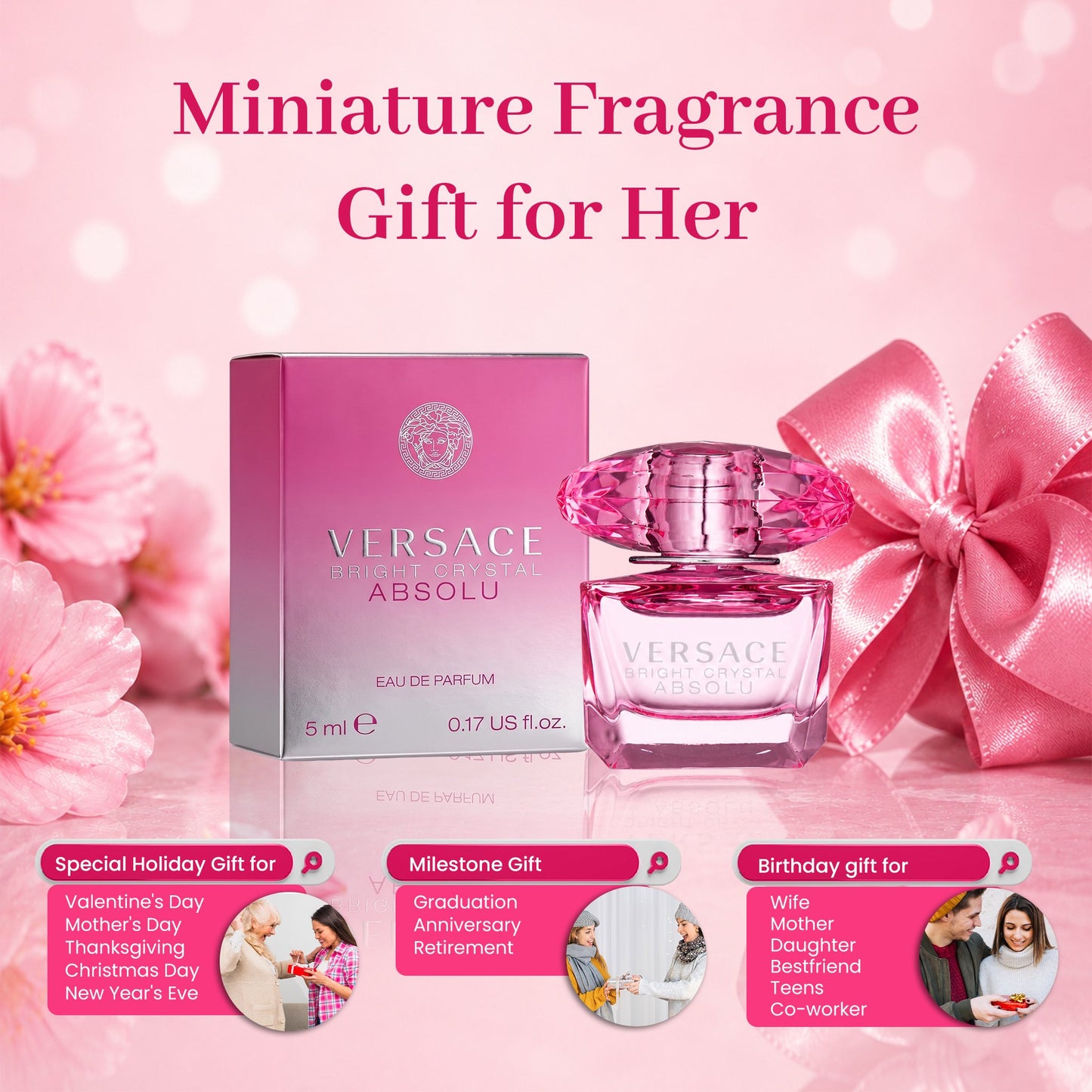 Versace Bright Crystal Absolu Women 5 ml EDP Splash (Mini)