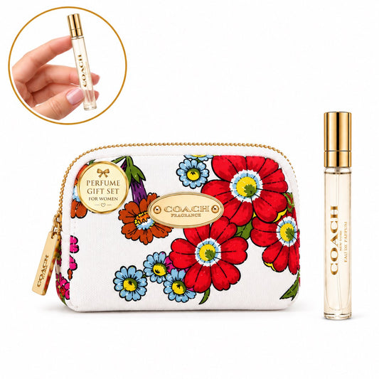 Coach Eau de Parfum for Women – Mini Travel Spray with Pouch (7.5 ml)