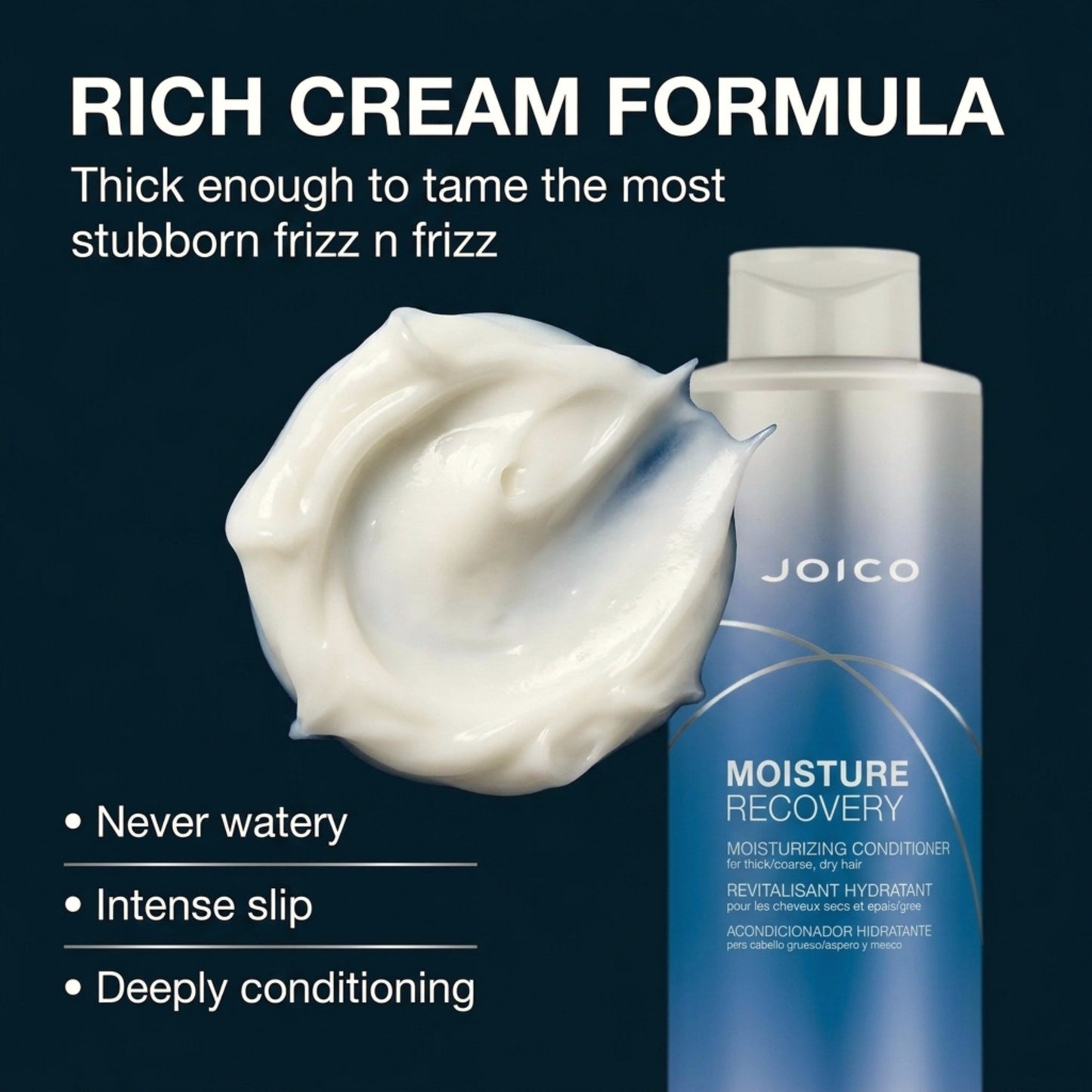 Joico Moisture Recovery Conditioner for Dry, Damaged Hair, 33.8 oz