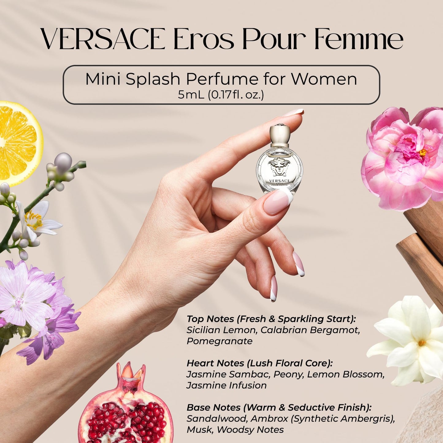Versace Gifts & Sets Womens Mini Set (Crystal Noir/Bright Crystal/Eros Pour Femme EDT, Pour Femme Dylan Blue EDP)