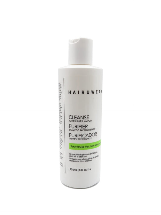 HairUWear Cleansing Shampoo – 8 oz Wig Shampoo for Synthetic Wigs & Extensions