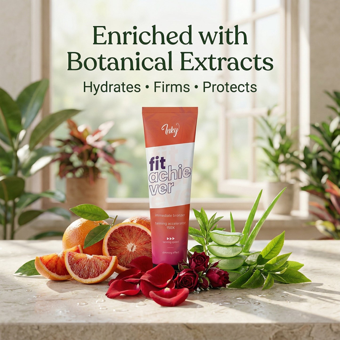 Immediate Bronzer & Tanning Accelerator 150X with Slimming & Firming Complex- Fit Achiever