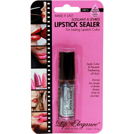 Lip Elegance Lipstick Sealer – Long Lasting Waterproof Lip Lock (0.17 Fl Oz)