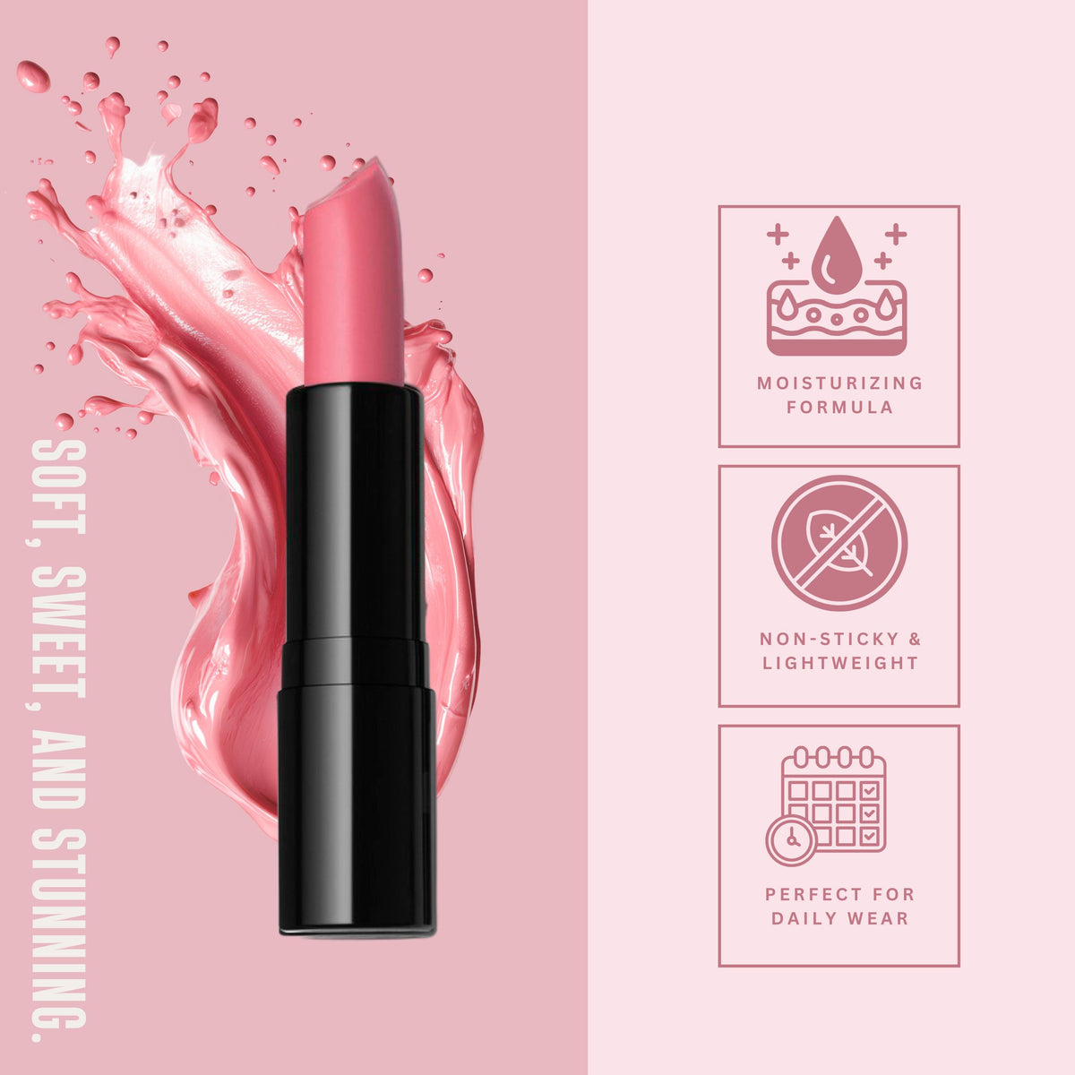 Luxury High-Pigment Matte Lipstick for Women Color-SABRINA