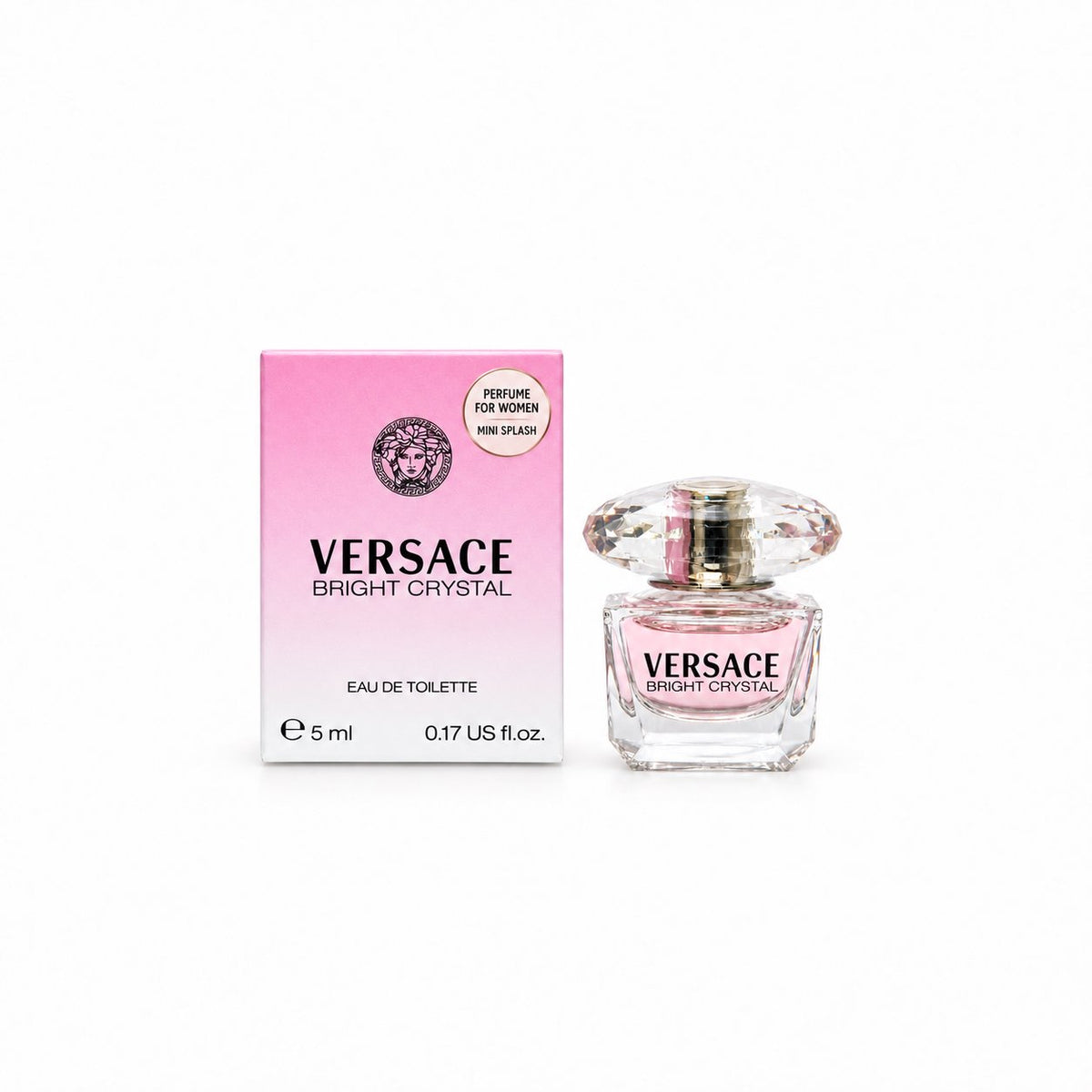 Versace Bright Crystal By Gianni Versace For Women. Eau De Toilette 0.17 Fl Oz Mini