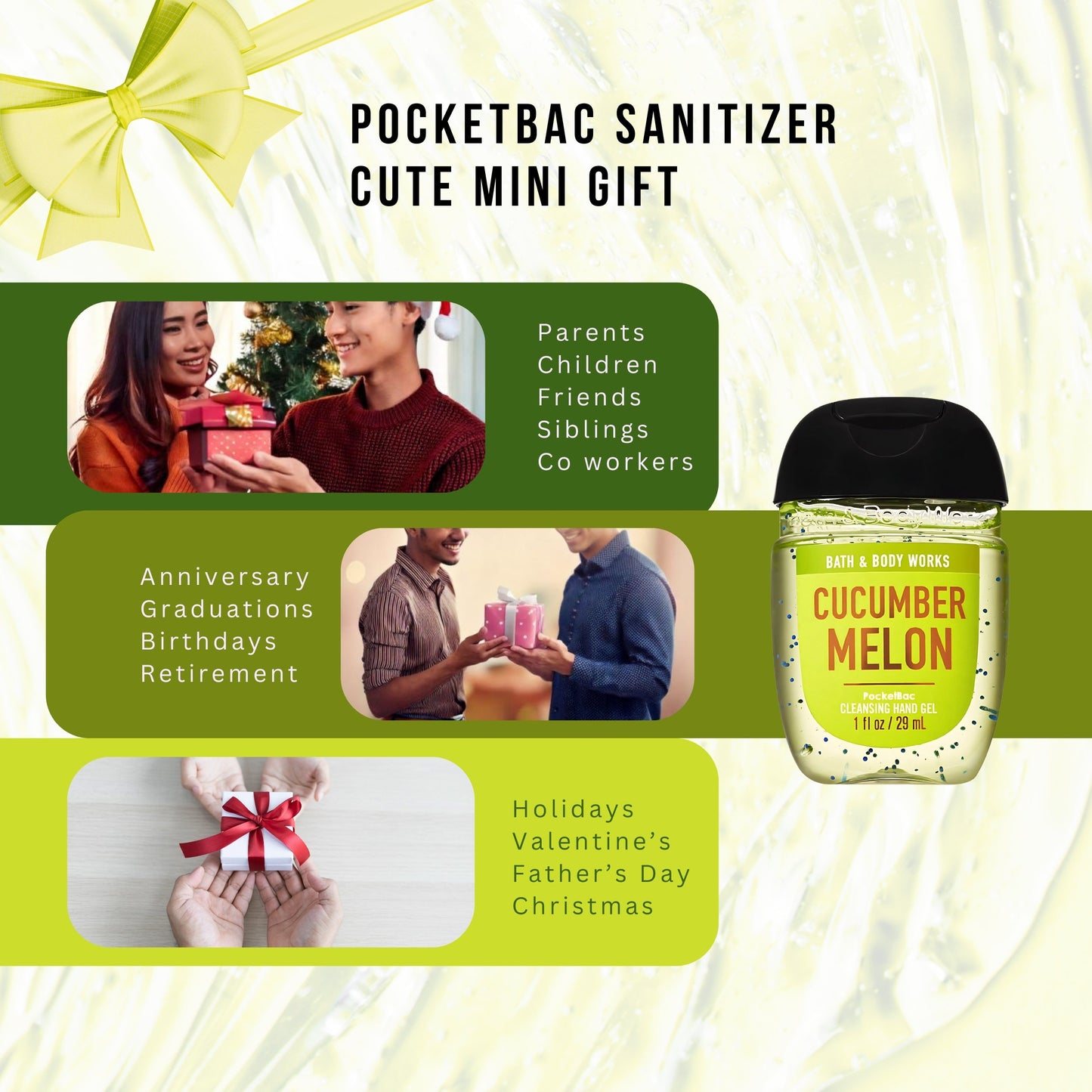 Bath & Body Works PocketBac Anti-Bacterial Hand Gel 1 oz – Travel Size Hand Sanitizer