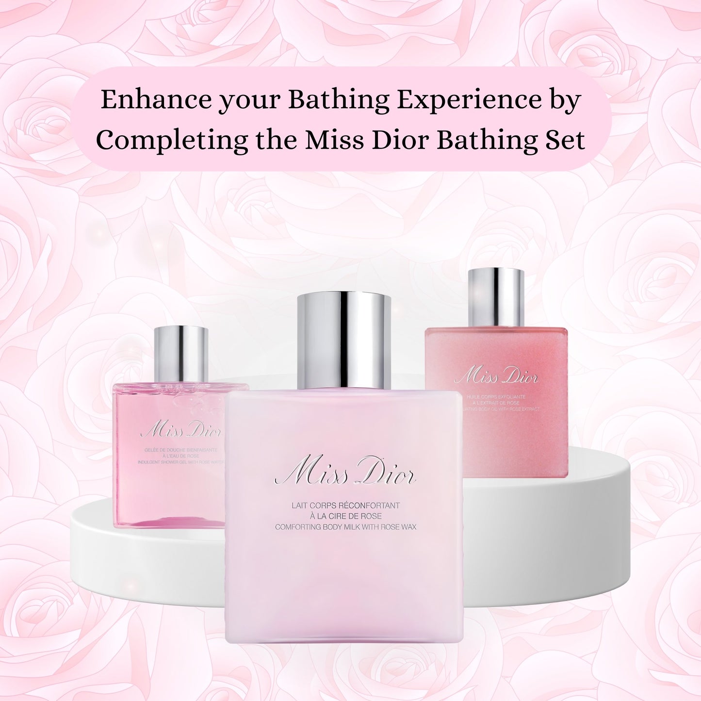 Dior Miss Dior Comforting Body Milk with Rose Wax – 175 ml / 5.9 oz