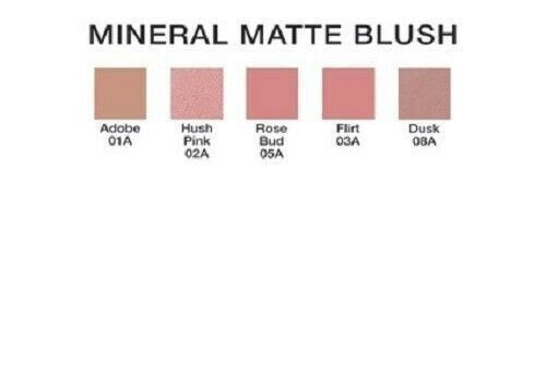 Mineral Pressed Powder Blush - Matte Cheek Color, Rose Bud