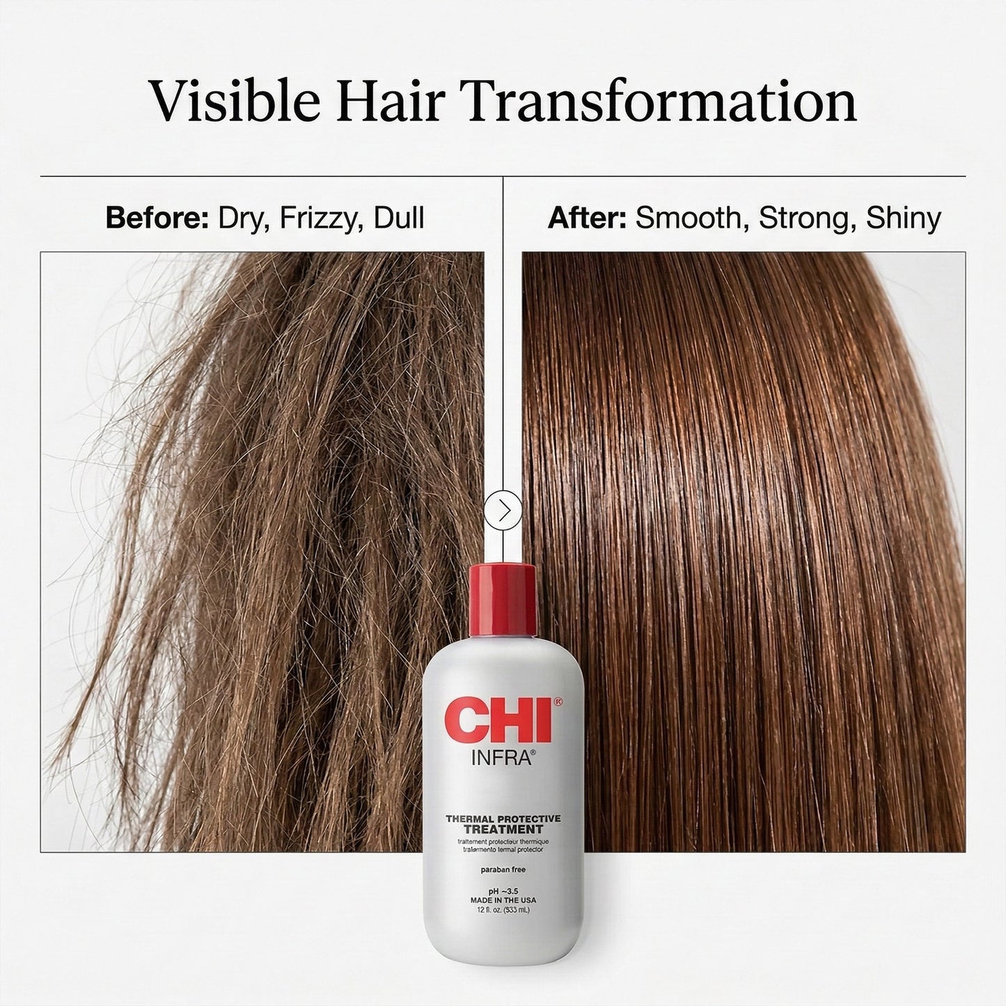 CHI Infra Thermal Protective Treatment – Moisturizing & Strengthening Hair Treatment (12 fl oz)