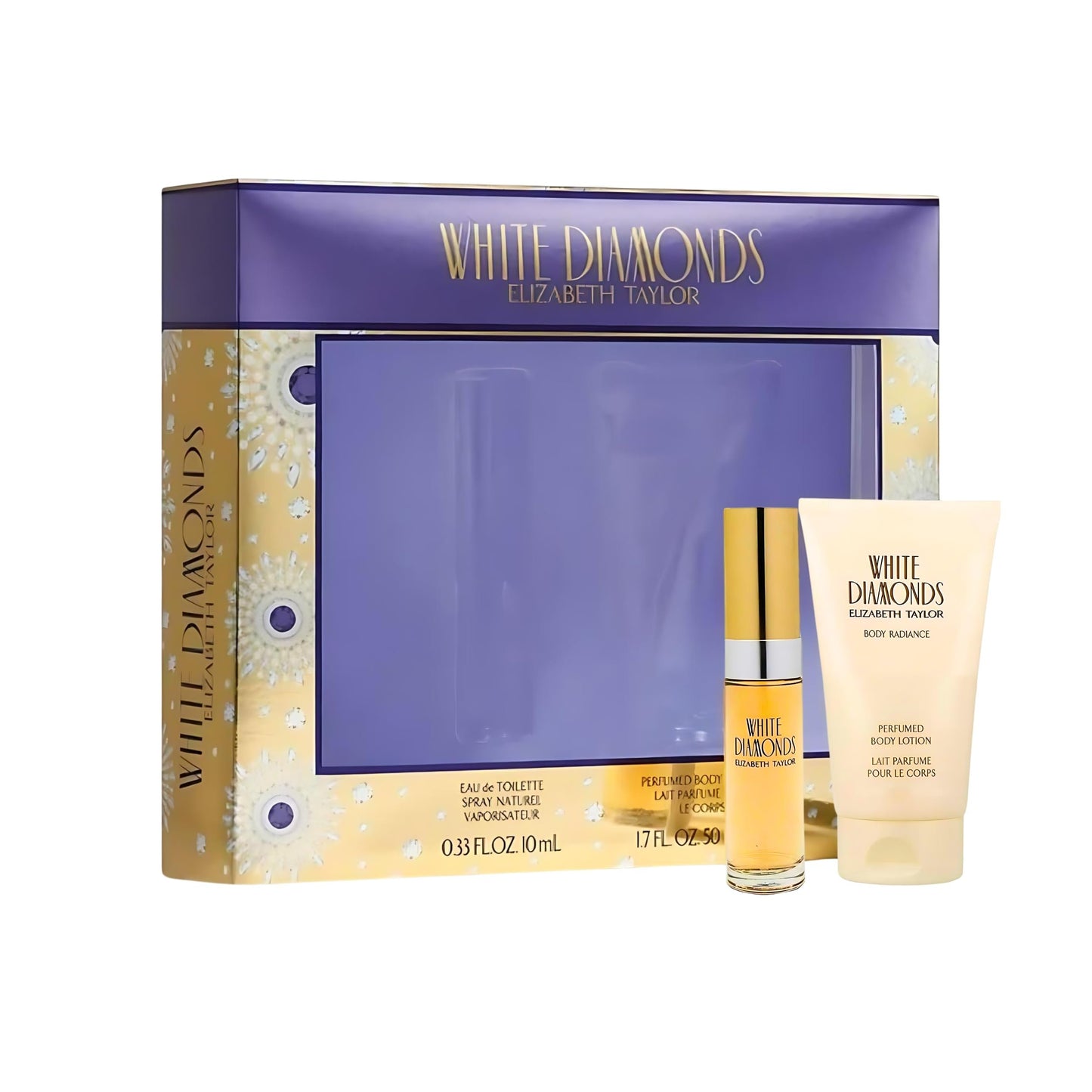 Elizabeth Taylor White Diamonds, 2 Piece Travel Size Set for Women