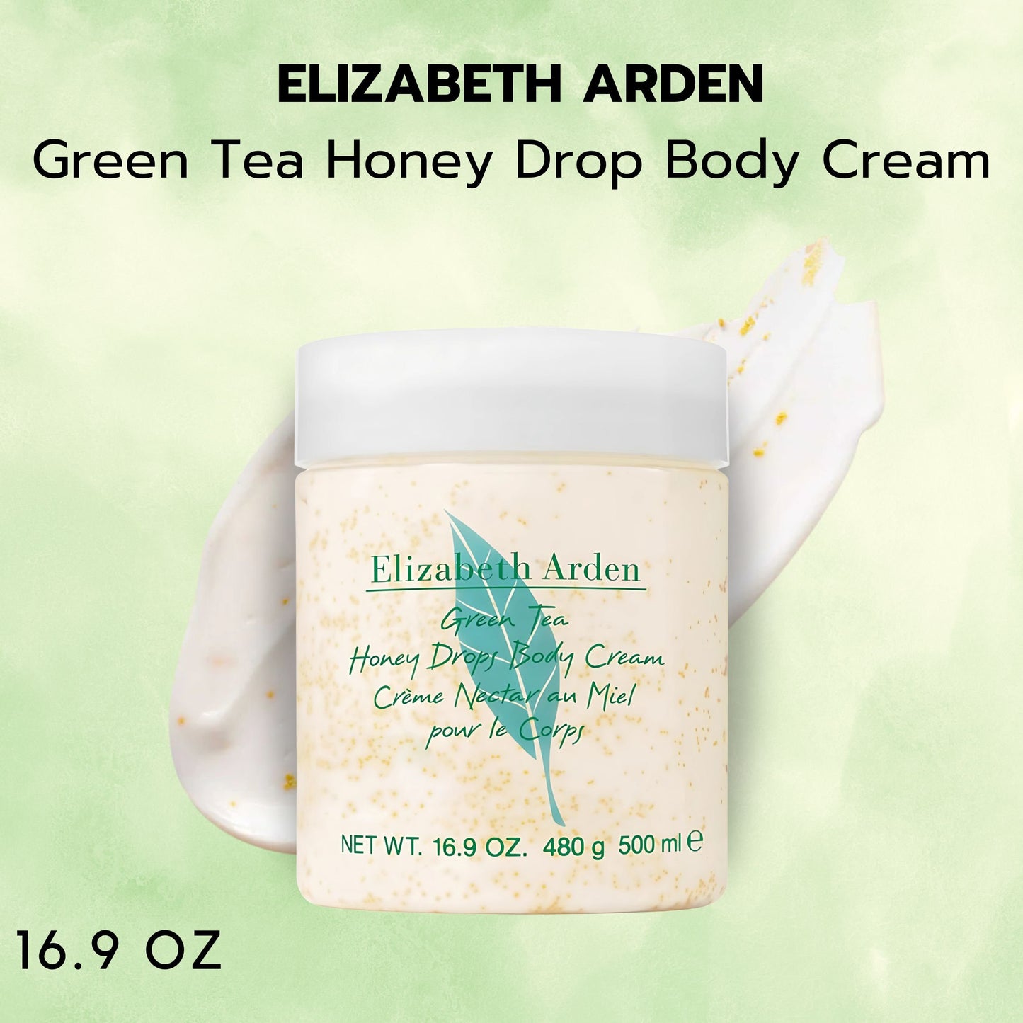 Elizabeth Arden Green Tea Honey Drops Body Lotion Cream, 16.9 Oz