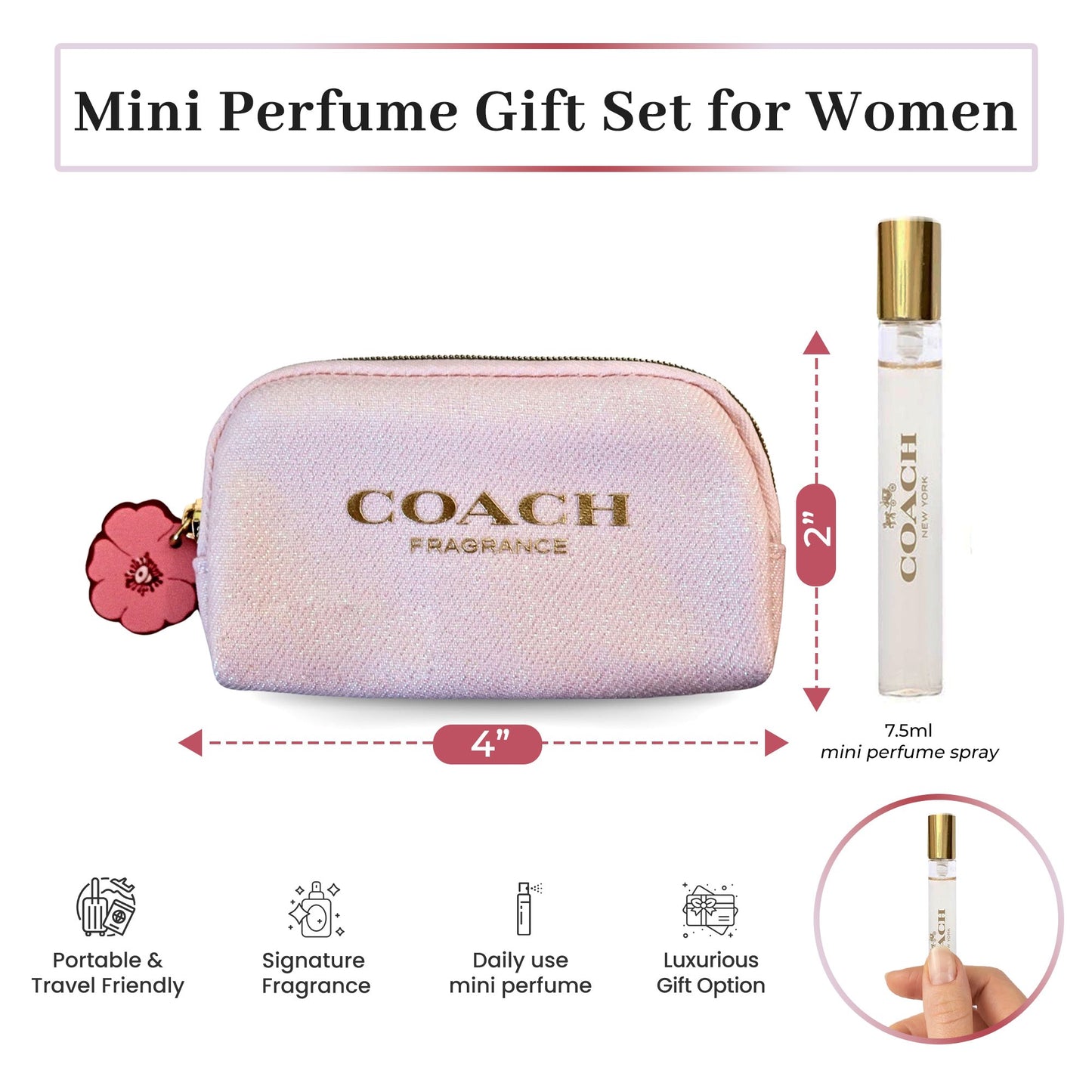Coach EDP Perfume for Women Mini Spray 7.5ml