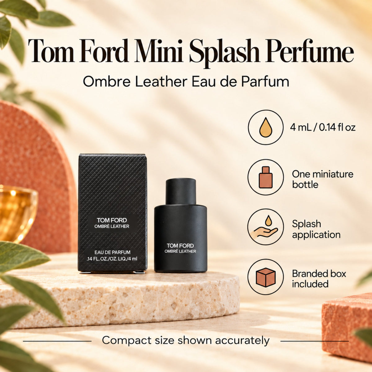 Tom Ford Ombre Leather Eau de Parfum Mini – 4 ml