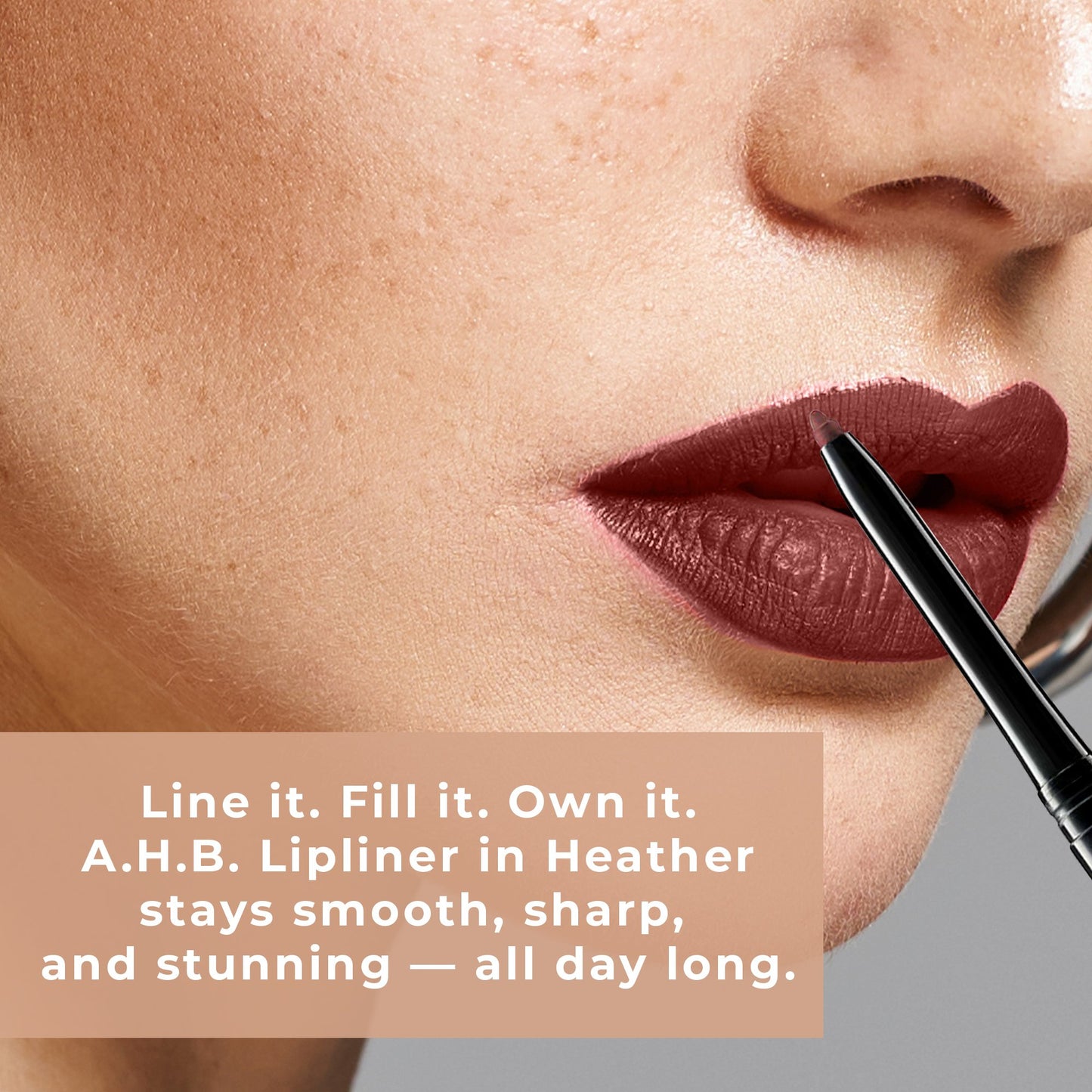 Automatic Long-Lasting Waterproof Lip Liner – Heather | Twist-Up Precision Lipliner
