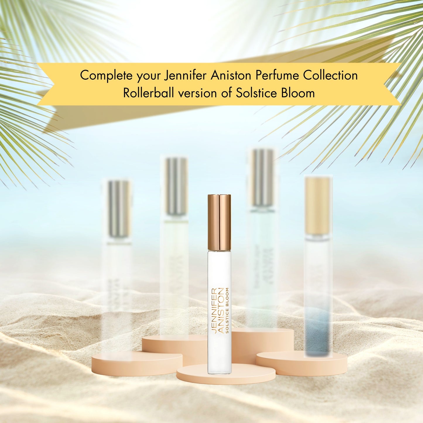 Solstice Bloom by Jennifer Aniston Perfume for Women EDP Rollerball, 0.33 ounce