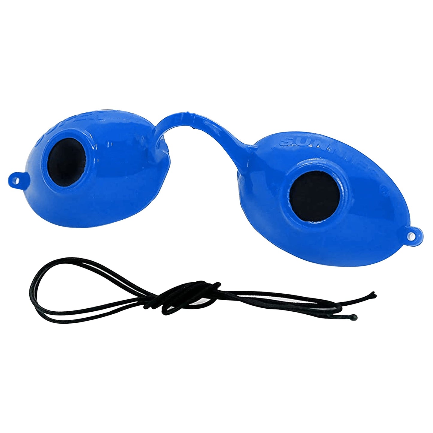 Super Sunnies UV Eye Protection Tanning Goggles w/ Strap – FDA Compliant Eyeshields for Tanning Beds & Red Light Therapy, UV Blocking Glasses