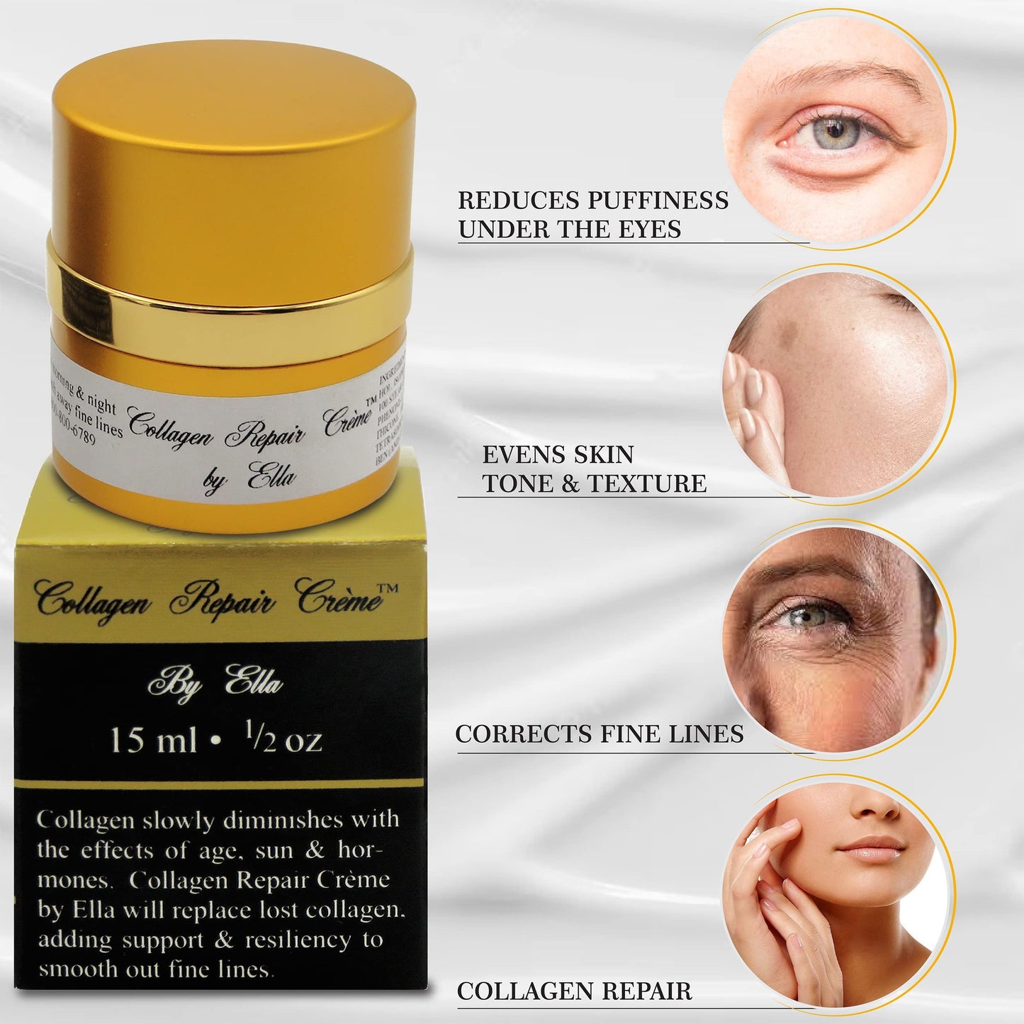 Ella International Lip Chic Collagen Repair Creme – 0.5 oz (15 ml