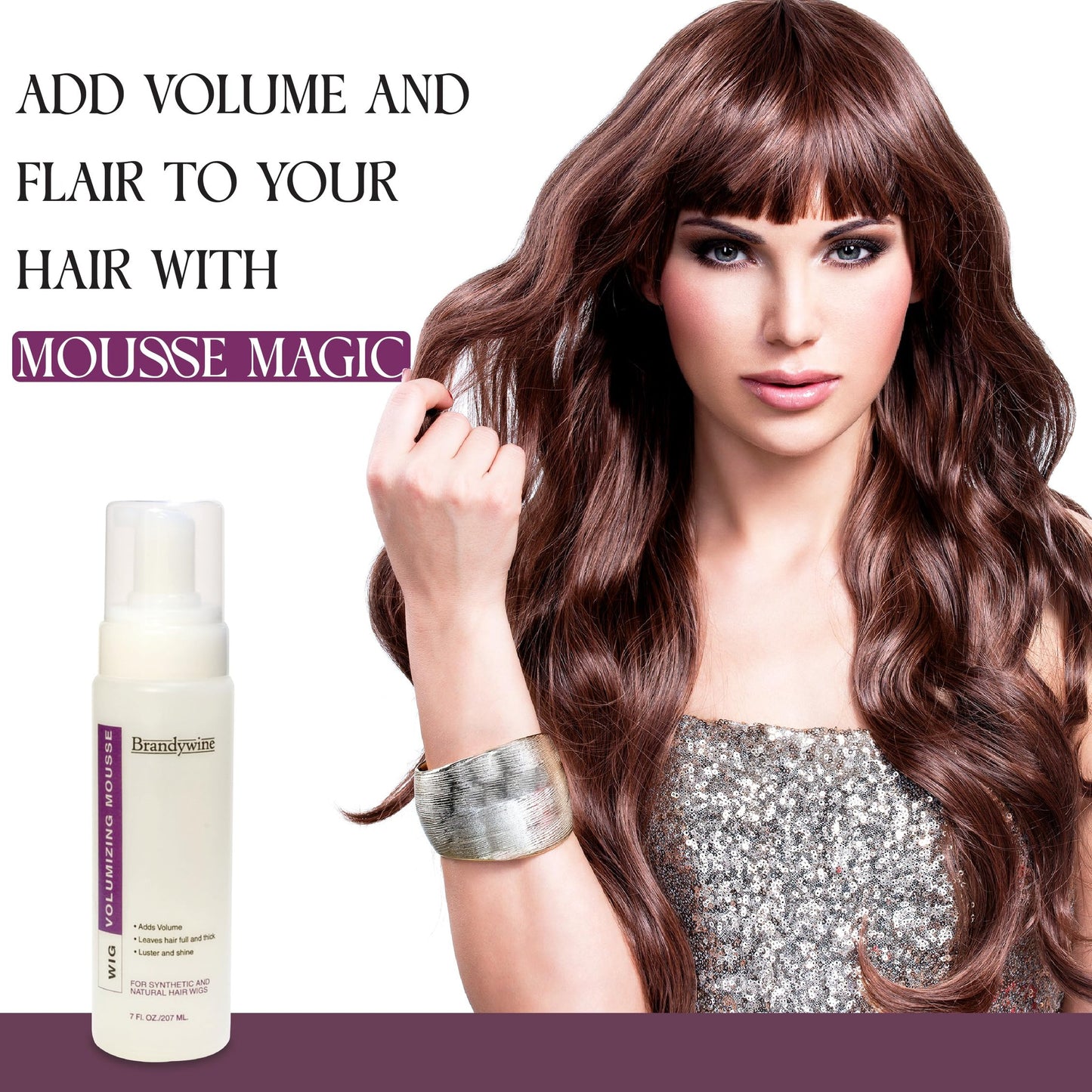 Brandywine Volumizing Wig Mousse - 7oz
