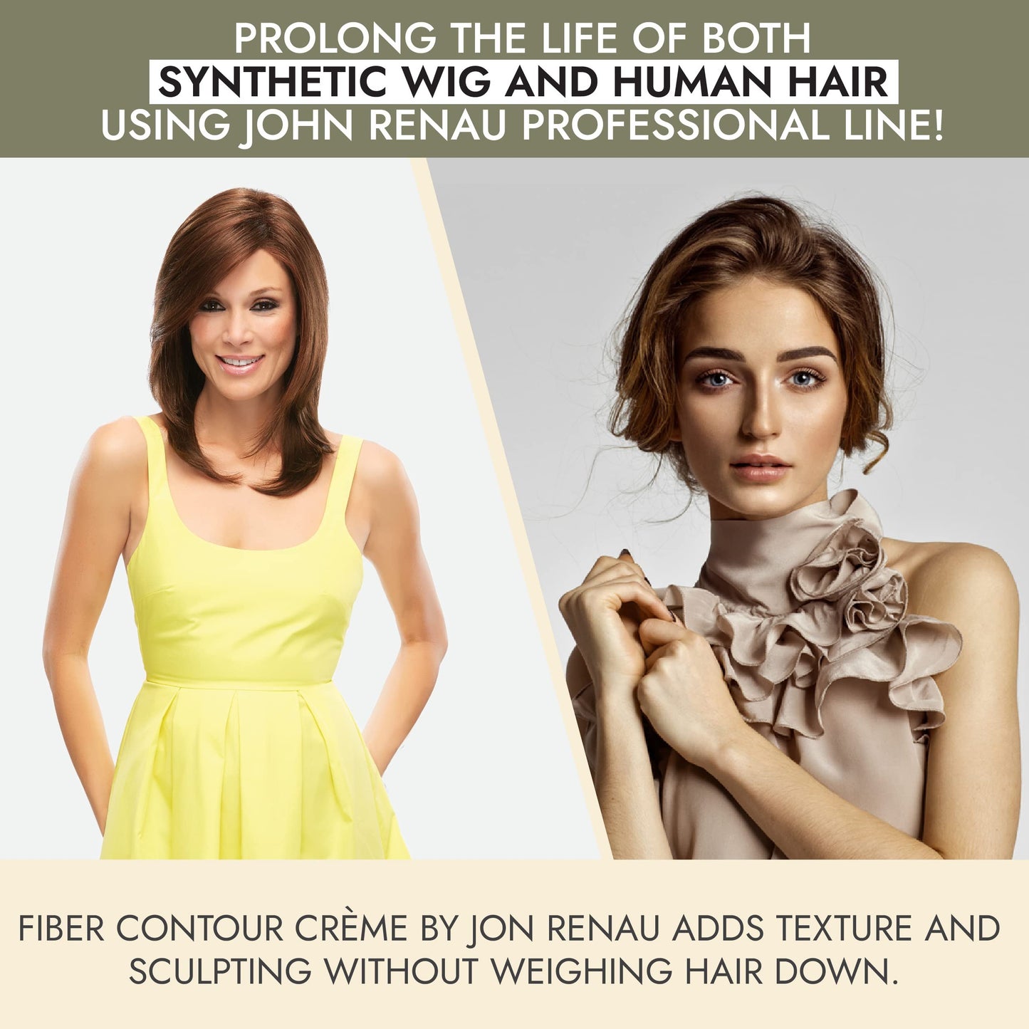 Piece Out Contour Fiber Crème for Synthetic, Heat Friendly and Human Hair