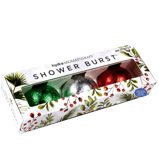 hydraAromatherapy Gift for Women Shower Steamers - Deck The Hall Trio