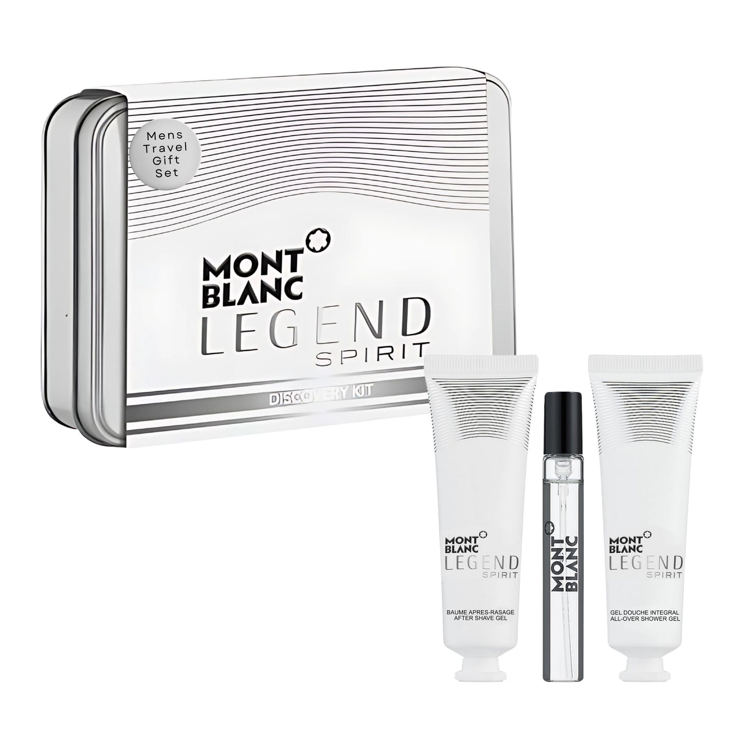 Mont Blanc Legend Spirit Eau de Toilette Gift Set for Men – Fragrance & Grooming Collection