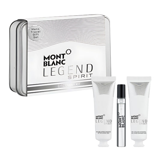 Mont Blanc Legend Spirit Eau de Toilette Gift Set for Men – Fragrance & Grooming Collection