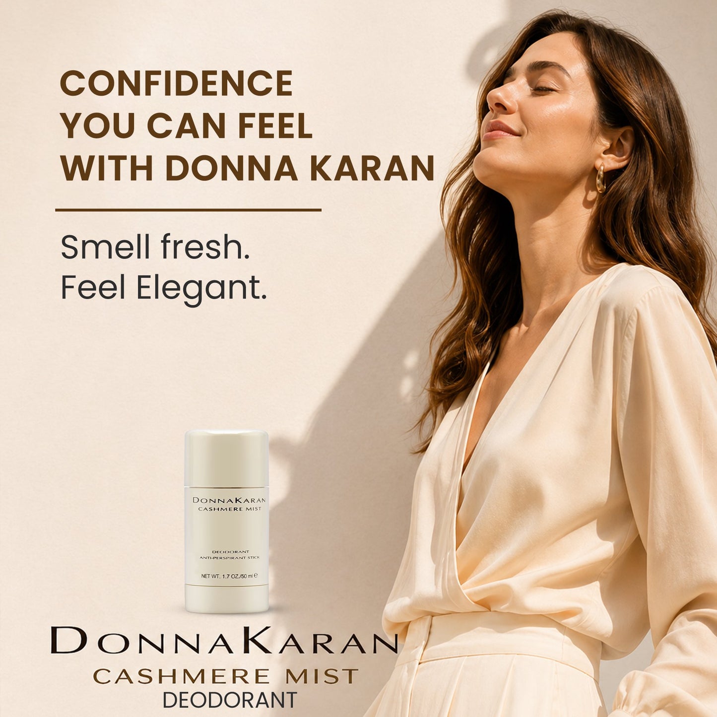 Donna Karan Cashmere Mist Deodorant Stick for Women 1.7 oz