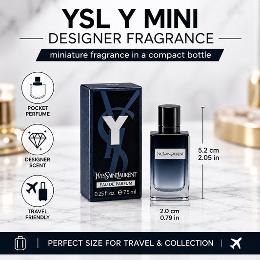 Yves Saint Laurent Y Men Eau de Parfum Travel Size Spray 7.5 ml / 0.25 fl oz