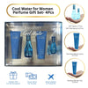 Davidoff Cool Water Perfume Gift Set for Women – 4 Piece Fragrance Collection