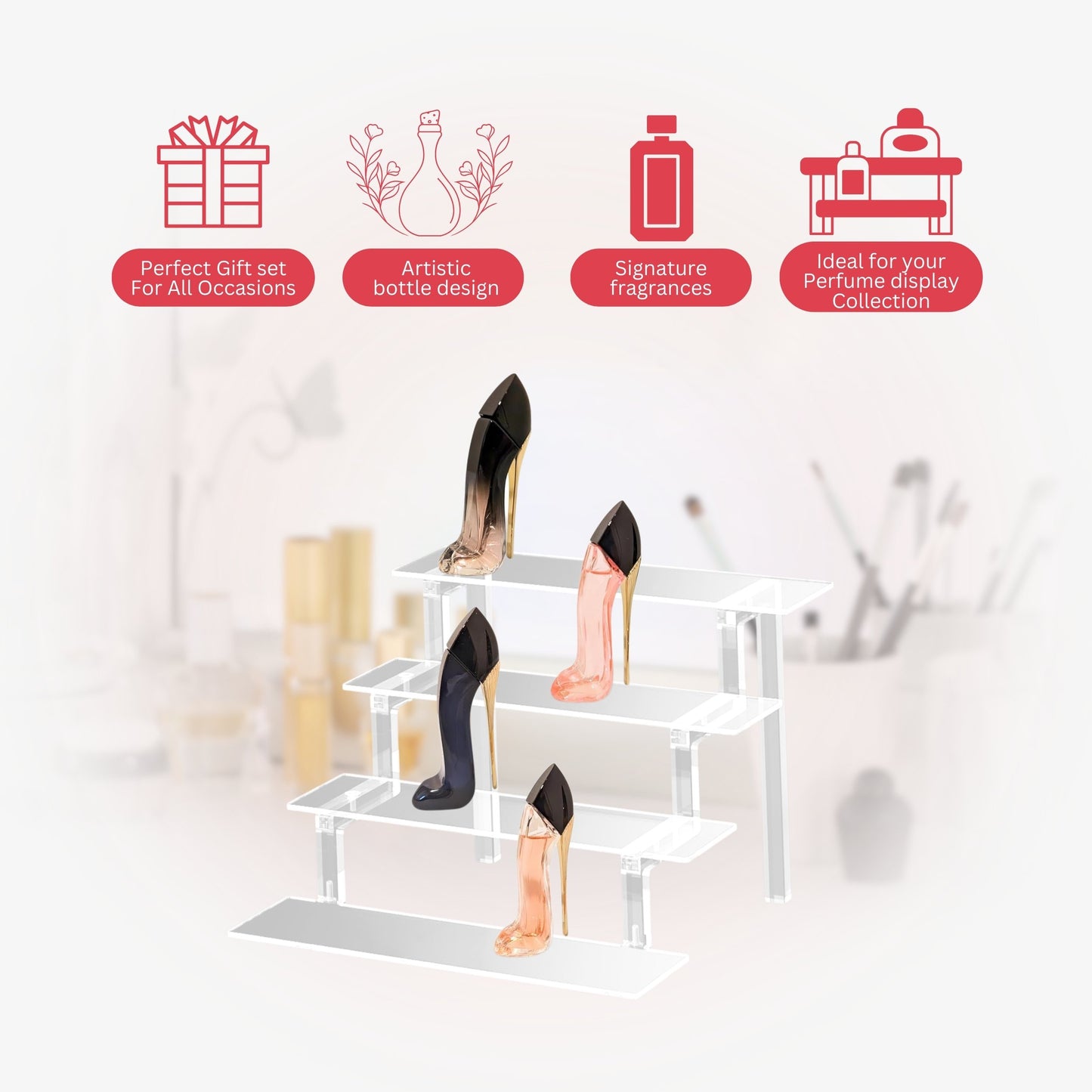 Carolina Herrera Good Girl 4 Pc Mini Shoe Gift Set