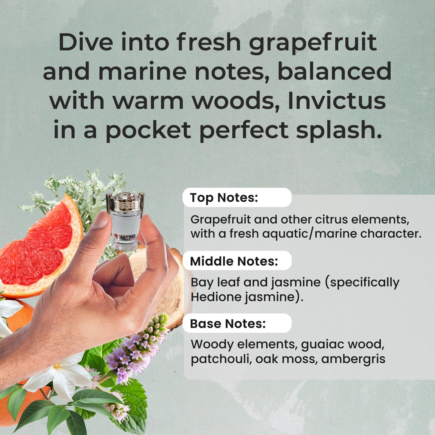 Paco Rabanne Invictus Eau de Toilette for Men, 0.17 Fl Oz Mini/Splash