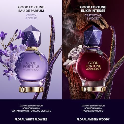Viktor&Rolf - Good Fortune Eau de Parfum - Floral Women's Perfume - With Notes of Jasmine & Vanilla - 0.34 Fl Oz - Travel Size