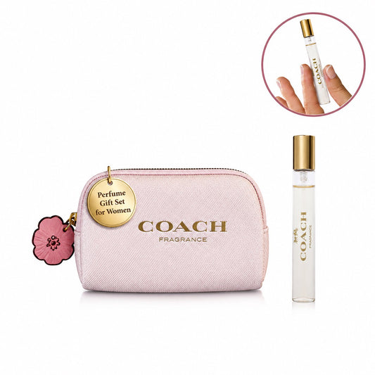 Coach Eau de Parfum for Women – Mini Travel Spray with Pouch (7.5 ml)