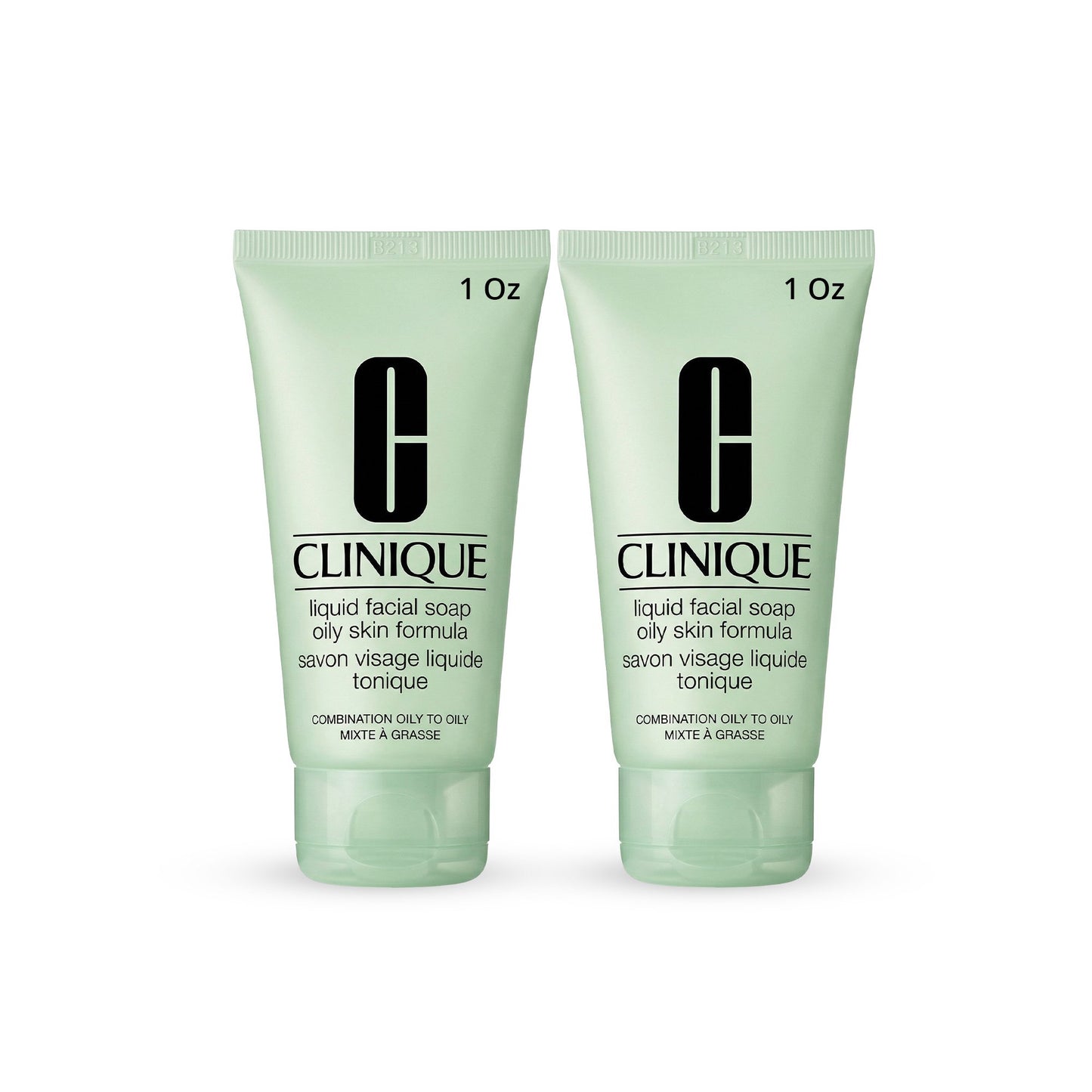Clinique Liquid Facial Soap Oil Skin Formula Trial Travel 1 oz  Lot of 2, Mini
